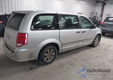 2012 Dodge Grand Caravan Se/Avp from USA, damaged, VIN 2C4RDGBG4CR330202